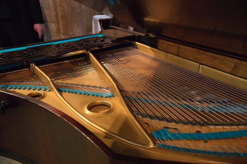 inside piano