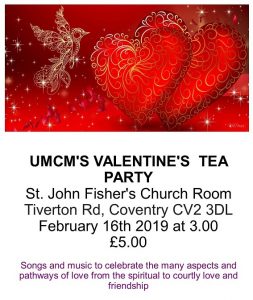 Poster for Valentine's Tea Party