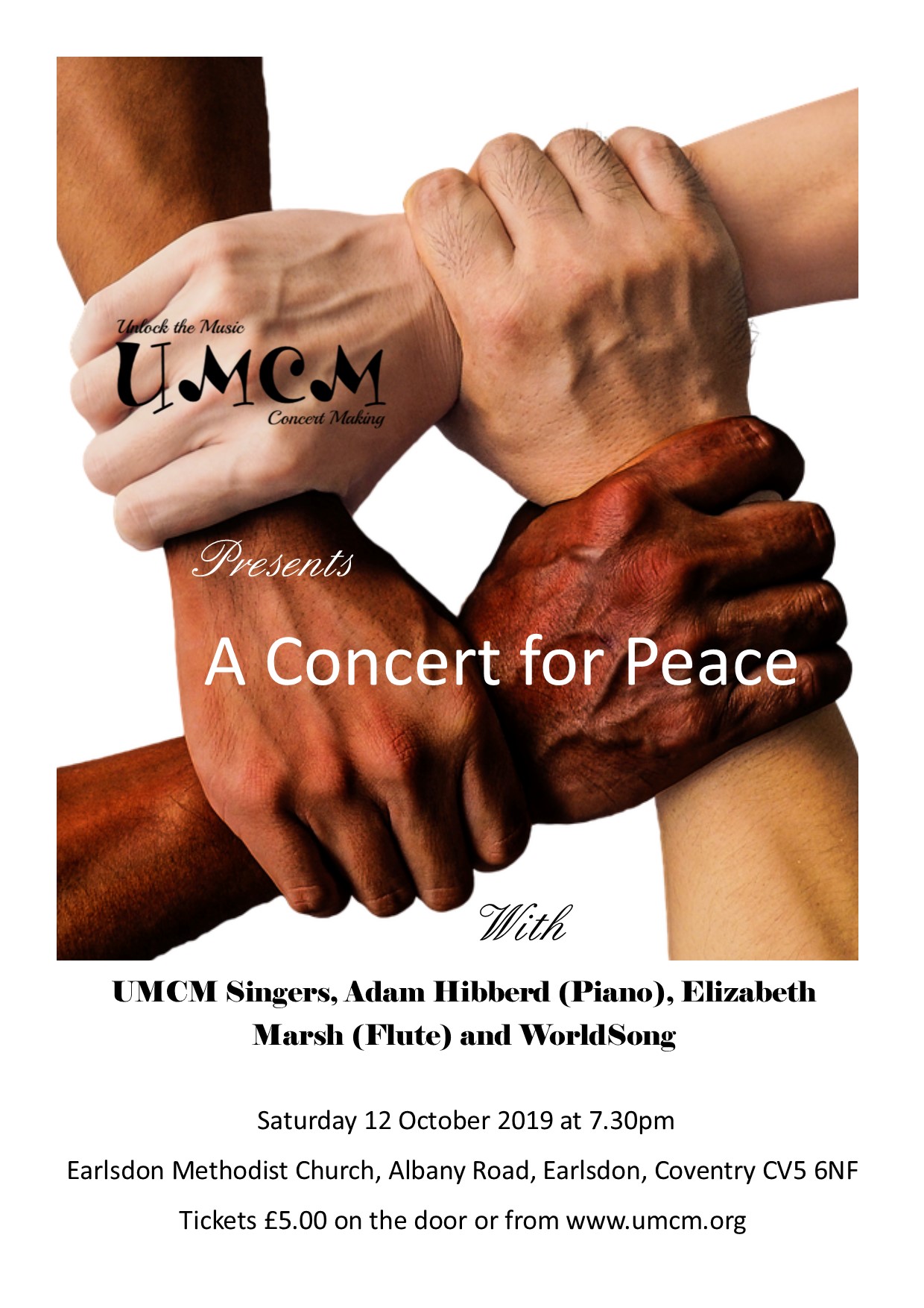Peace Concert poster